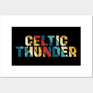 Retro Color - Celtic Thunder Posters and Art